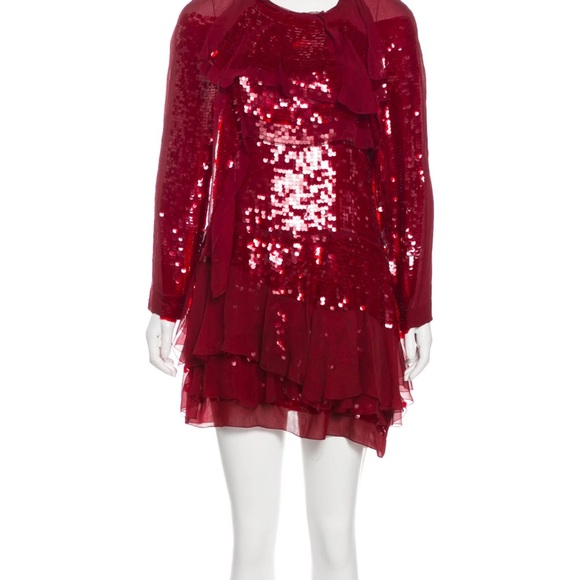LANVIN-authentic Sequin Mini Dress
Size: S - Picture 2 of 8